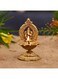 Collectible India Metal Ganesha Design Decorative Diya (Golden,4.5 X 2 X 2in)