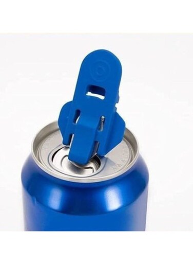 Premium Manual Can Opener Set - Easy Kitchen Tool for Soda and Beverage Cans with Protective Shields - Durable Plastic Tab Openers for Smooth Edges