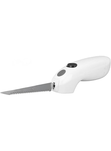 Electric Knife for Carving Meats, Cordless Battery Powered Turkey Carving Knife Stainless Steel Serrated Steak Knives Electric Fillet Knife for Carving Meats Poultry Bread