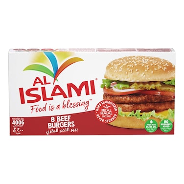Al Islami 8 Beef Burger, 450g