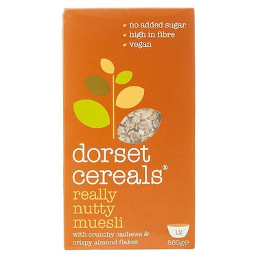 Dorset Cereals Really Nutty Muesli with Cashews and Almond Flakes, 560g