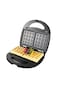 5-in-1 Sandwich Maker with Waffle and Grill Plates, 850W, Non-stick Coating, LED Indicator.