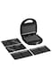 5-in-1 Sandwich Maker with Waffle and Grill Plates, 850W, Non-stick Coating, LED Indicator.