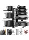 Pot Rack Organizer 8 Tiers Adjustable Pots and Pans Organizer,Large Capacity Pot Lid Holders Pan Rack For Kitchen Cabinet And Counter Black