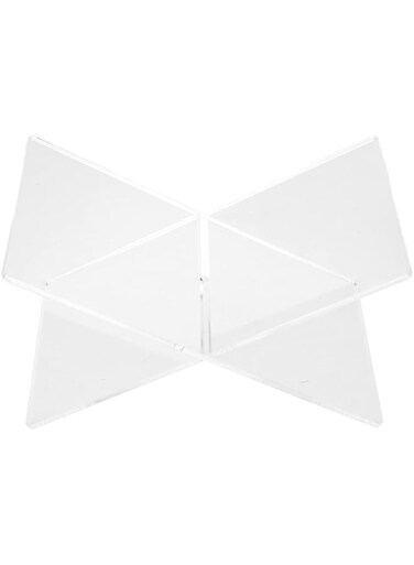 e world unbox happiness YARNOW White Acrylic Sheets Acrylic Quran Stand Holder, X- shaped Clear Display Easel Mini Clear Acrylic Book Stand for Open and Closed Books (7. 5 x 4. 3 Inch) Acrylic Sheets