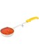 Solid 5 Oz Spoodle, Scoop Food Portioner, Portion Controller - Stainless Steel - Yellow Handle - 1Ct Box - Met Lux - Restaurantware
