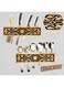 Souq DESIGNS Wooden Knife Block - Universal, Non Magnetic Knife Holder for Kitchen Knife Storage and Organization - Knife Stand, Knife Rack, Wall mounted Knife Organiser, and Kitchen Gifts