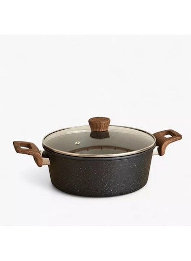 Box Vero Cuoco+ Black Casserole with Lid - 24 cm