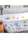 SCAUA Under The Sea Wall Decals Fish Turtle Jellyfish Ocean Sea Life Underwater Wall Stickers for Kid Baby Bedroom Nursery Room Decorations (1)