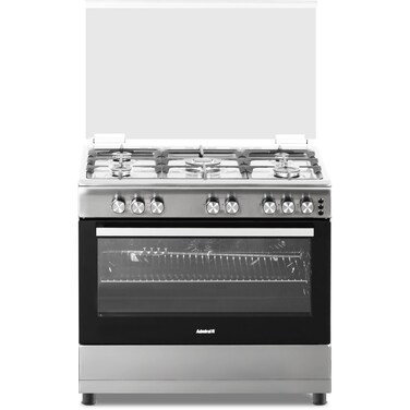 Admiral Gas Cooker 60*90 Auto Ignition Cast Iron ADGC9060ASF Silver