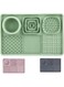 Slow Feeder Mat for Dogs &amp; Cats,Licking Pad,Silicon Feeding Mat with Suction Cups for Dry Wet Food, Pets Bathing Grooming Training Calming Mat   Assorted color