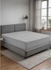 Linen Klub Single Fitted Sheet - 1 Piece, 100% Cotton, 250 Thread Count for Ultimate Softness and Comfort, Cool and Breathable Fabric, Size: 120 x 200 cm, Deep Pocket Elasticized Edges, Silver