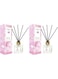 ROSE QUARTZ Reed Diffuser (110ml x 2) &ndash; Air Freshener   FRESH SENSE   Aromatherapy Essential Oil Diffuser for Home, Office, Toilet &amp; Bathroom   Elegant Home Decor   Beauty of Rare Gemstones