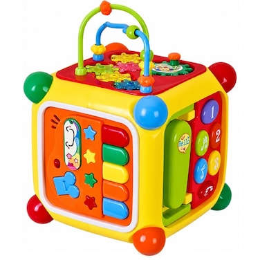 Goodway - Baby Activity Cube With Piano Keys &amp; Shape Sorter