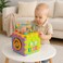 Huanger - Baby Activity Cube Multi-Functional Learning Toy - Multicolor