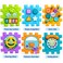 Huanger - Baby Activity Cube Multi-Functional Learning Toy - Multicolor