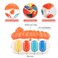 Huanger - Piano Fitness Gym Rack With Playing Toys - Red