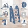 Little Angel Kids Slide And Swing 3-In-1 Activity Playset - Blue