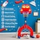 Little Angel Kids Basketball, Football, And Golf Playset-Red