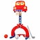 Little Angel Kids Basketball, Football, And Golf Playset-Red