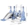 Little Angel Kids Toys Slide &amp; Swing - Blue 3y