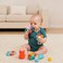 Huanger - Baby Rattles &amp; Teether Sensory Set 8pcs - Multicolor