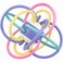 Huanger - Baby Teething Rattle Grasping Ball Toy - Multicolor