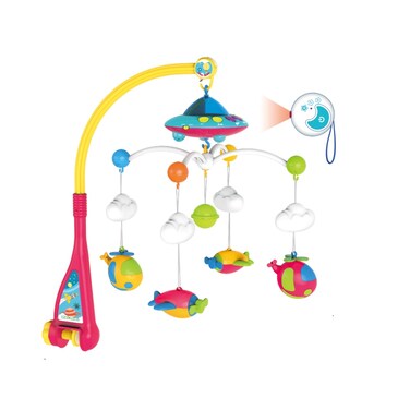 Huanger - Baby Crib Mobile Musical Rotating Toy - Multicolor