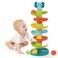 Huanger - Baby Ball Drop Tower Elephant Ramp Toy - Multicolor