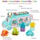 Huanger - Baby Musical Activity Bus W/ Shape &amp; Xylophone-Blue