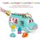 Huanger - Baby Musical Activity Bus W/ Shape &amp; Xylophone-Blue