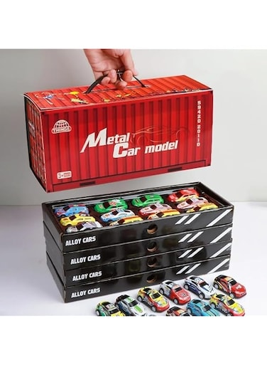 48-Pack Pull Back Toy Cars with Storage - Bulk Race Cars Vehicles for Party Favors, Goodie Bags, Pinata Fillers, Teacher Treasure Box Prizes, Toys for Boys &amp; Girls Ages 2-5