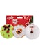 All For Paws HOHOHO - 3 pack Donut Toys