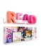 24 inches Wall Mounted Kids Bookshelf, Clear Acrylic Display Book Shelves for Kids Room Nursery Toddler Classroom 2 Packs
