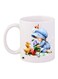 Girl Printed Coffee Mug White/Blue/Yellow