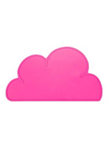 Silicone Cloud Shaped Food Placemat - Magenta - Non-Slip - Easy Clean - Tabletop Protection - Great For Infants, Toddlers &amp; Kids - 18 3/4" x 10 1/2" - 1ct Box