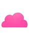 Silicone Cloud Shaped Food Placemat - Magenta - Non-Slip - Easy Clean - Tabletop Protection - Great For Infants, Toddlers &amp; Kids - 18 3/4" x 10 1/2" - 1ct Box