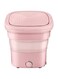 NC Portable washing machine, mini folding washing machine with handle, disinfecting washing machine, small automatic underwear folding washing machine with spin-drying capability