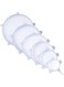 Dubai Gallery 6-Piece Silicone Stretch Lid Set Clear AMZ-N28661556A