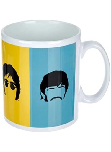 Your Wall Beatles Design Sublimation Mug &amp; Yellow Design By Spoil Your Wall