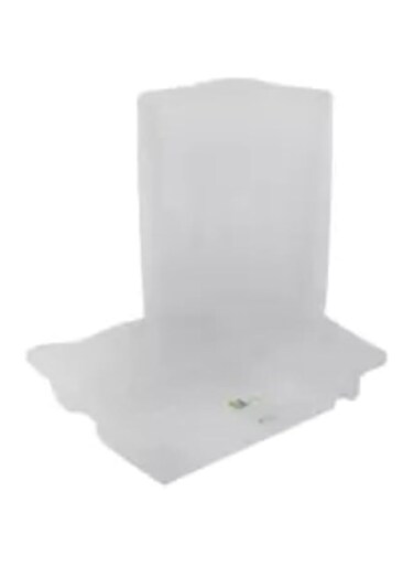 Asude Elegance Large Dish Drainer With Glass, Spoon Holder And Detachable Tray- Transparent