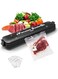 marney Vacuum Sealer Machine Dry Moist Mode, One-Touch Automatic Food Preservation Starter Kit With 10 Pcs Packaging Bags, Compact Design Storage Saver, Small Portable Food Sealer - Black