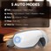Supreme Eye Massager with Lukewarm Heat, Relax, Reduce Eye Strain, Relief from Stress, Air Compression Massage, 180&deg; Foldable, 5 Modes, Bluetooth Music, Improves Sleep