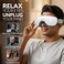 Supreme Eye Massager with Lukewarm Heat, Relax, Reduce Eye Strain, Relief from Stress, Air Compression Massage, 180&deg; Foldable, 5 Modes, Bluetooth Music, Improves Sleep