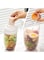 1000ml Salad Cup with Fork, Lid and Handle for Weight Loss, Portable with Space for Lamp (White)