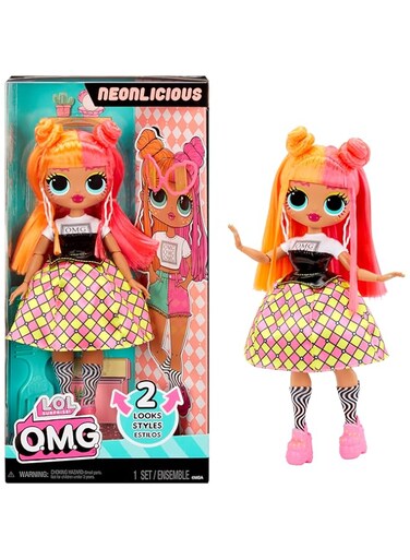 LOL Surprise OMG Neonlicious Fashion Doll with Multiple Surprises Including Transforming Fashions and Fabulous Accessories Toy For Girls &ndash; Great Gift for Kids