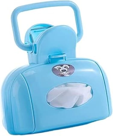 ELECDON Pet Toilet Picker, Portable Poop Scooper Handheld Size for Walking Large and Small Dogs Outside Yard or Travel Outdoors, Pup Poop Scoop With Tissue Box, Portable Sanitary Dog Waste Pick Up