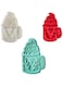 JSA 4pcs Hot Chocolate Drink Shape Cookies Fondant and Dough Cutter and Drawing Stencils, Kids Educational Toys
