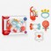 Huanger - Baby Rattles &amp; Teether Sensory Set 5pcs - Multicolor