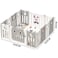 Little Angel Foldable Baby Playpen With Fence For Indoor 14 pcs-Grey